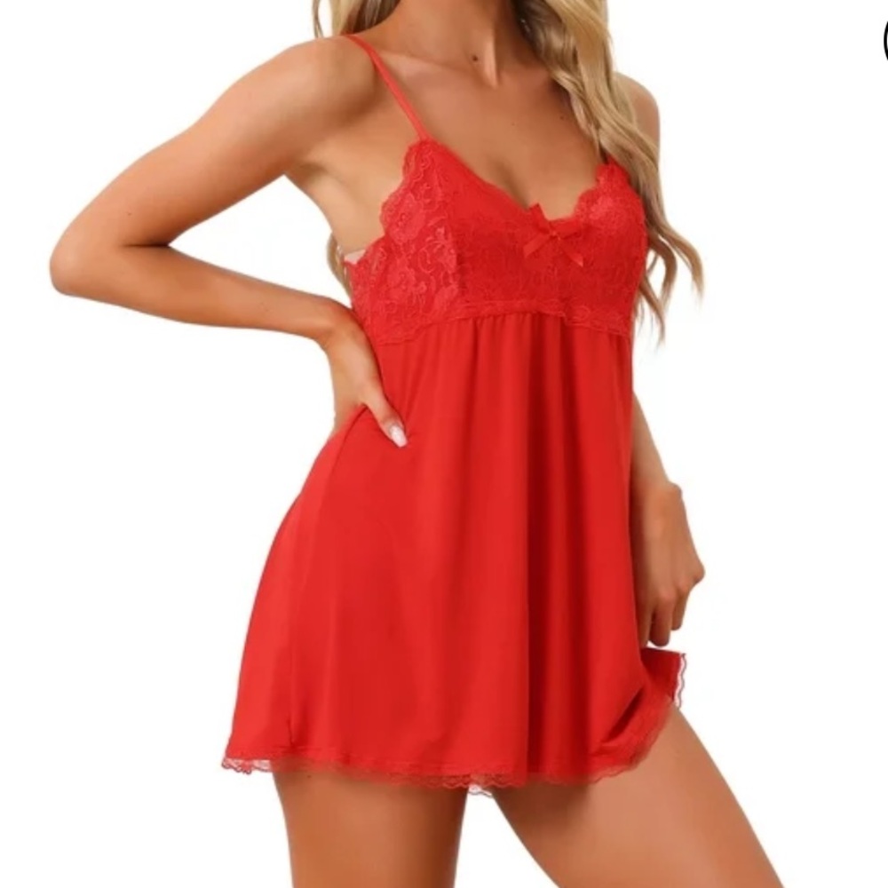 Cheibear Women's v neck nightgown